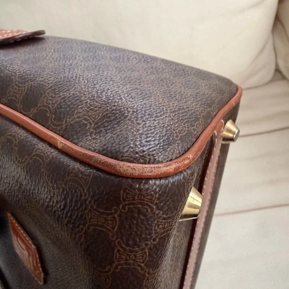 Vintage Celine Brown Macadam Boston - Picture 11 of 14